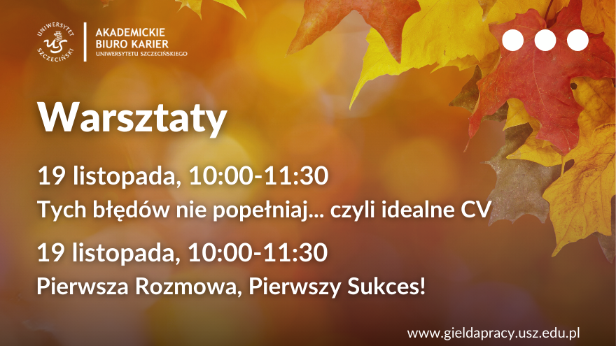 Warsztaty w ramach 19. edycji Giełdy Pracy