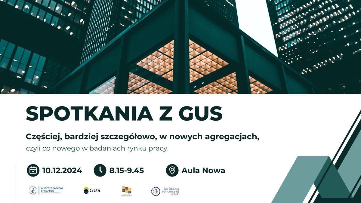 Zaproszenie na spotkanie z Głównym Urzędem Statystycznym. Edycja 4