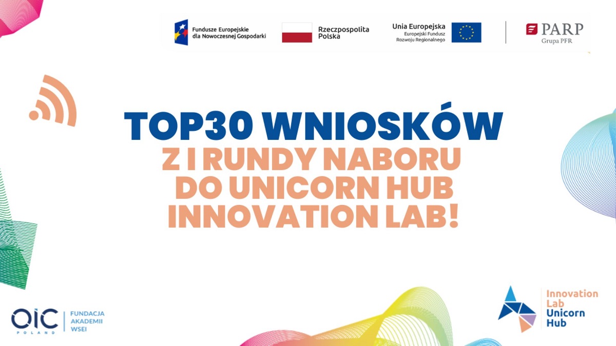 Pracownicy Uniwersytetu Szczecińskiego w TOP 30 Unicorn Hub Innovation Lab!