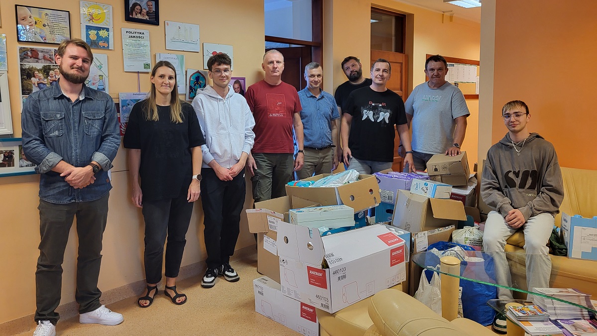 Przekazanie darów dla podopiecznych hospicjum