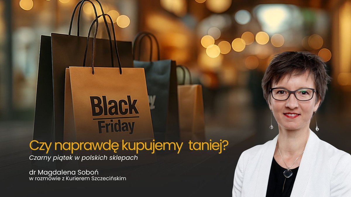 dr Magdalena Soboń o Black Friday w Polsce