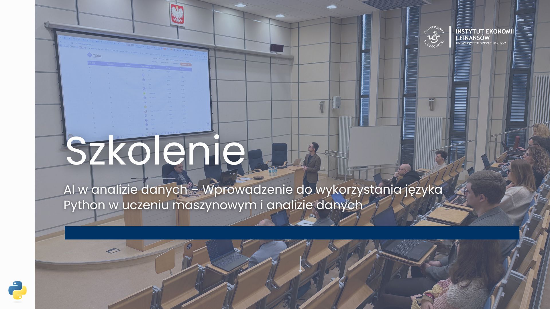 Szkolenie „AI w analizie danych – wprowadzenie do wykorzystania języka Python w uczeniu maszynowym i analizie danych”