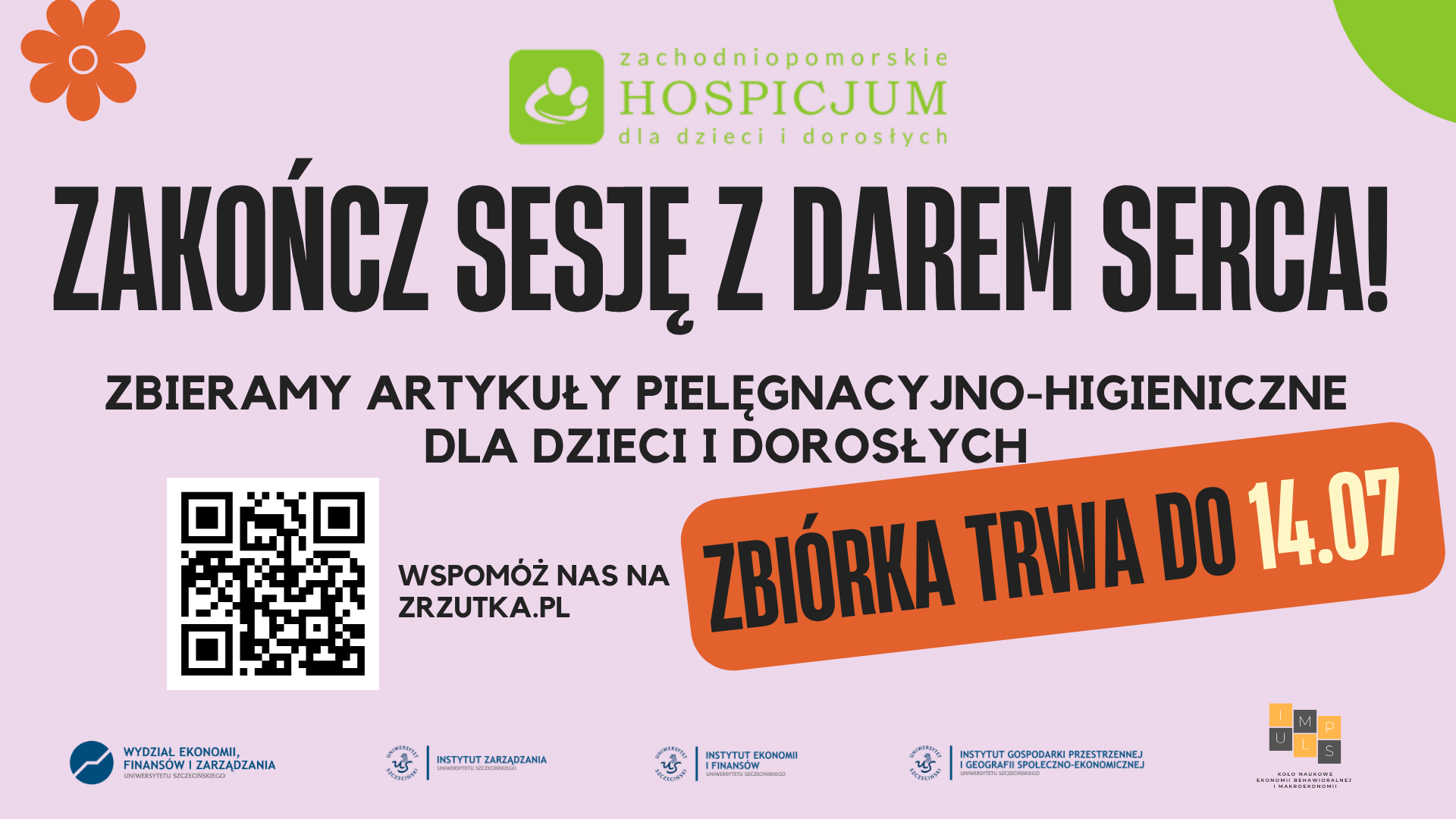 Zakończ sesję z darem serca – zbiórka dla hospicjum