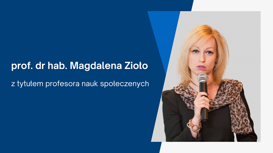 Serdeczne gratulacje dla Prof. dr hab. Magdaleny Zioło