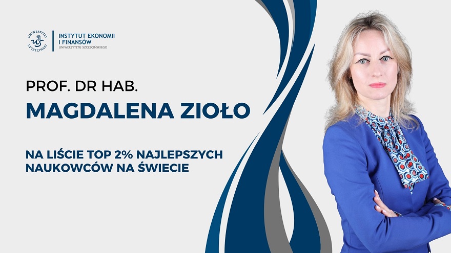Prof. Magdalena Zioło w rankingu TOP 2% najlepszych naukowców na świecie